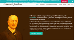 Desktop Screenshot of longwoodfoundation.org